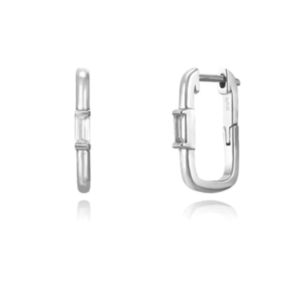 Kensy Rectangular Hoop Earrings