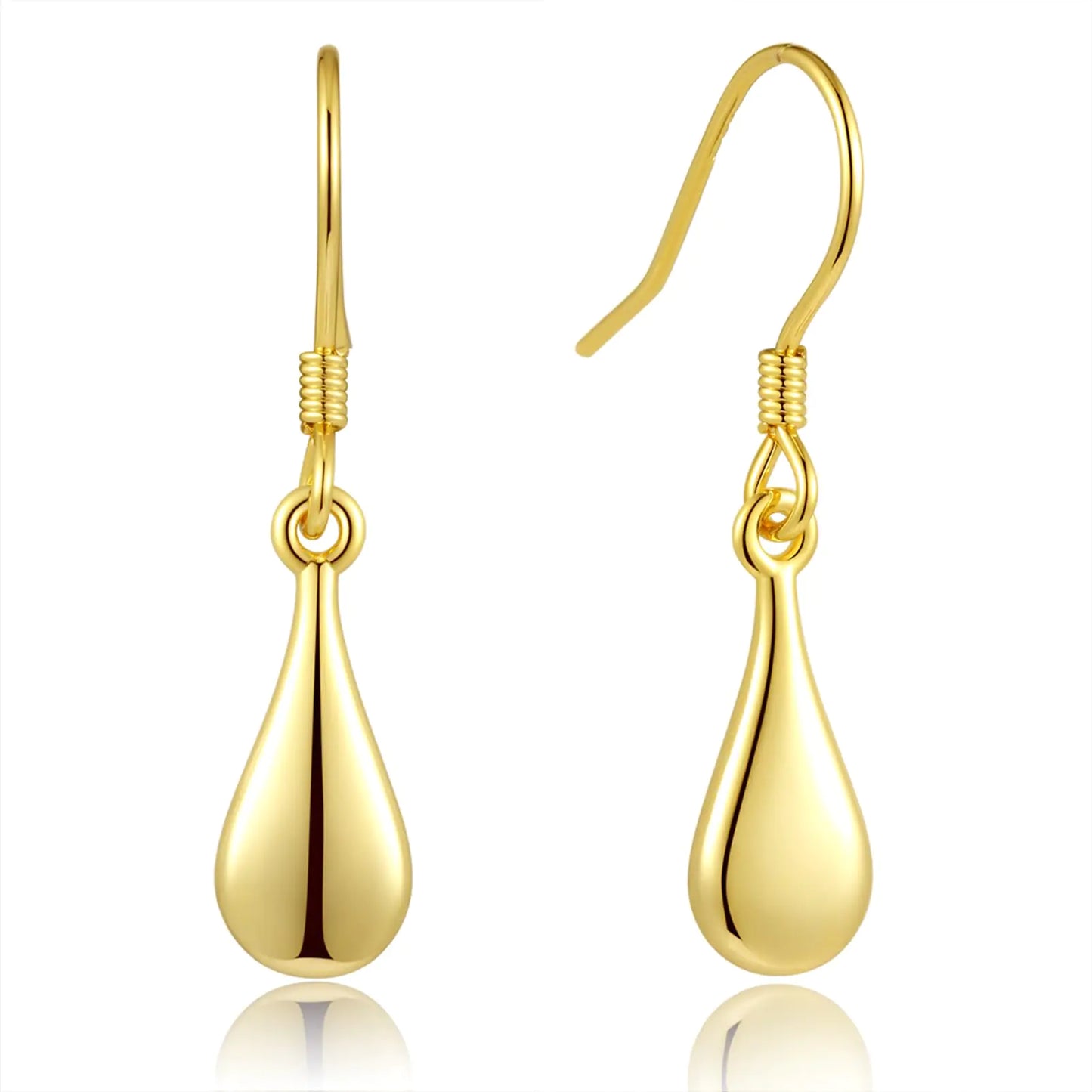 Gold Teardrop Earrings