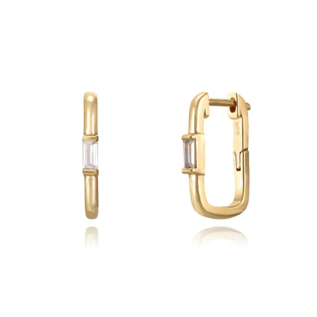 Kensy Rectangular Hoop Earrings